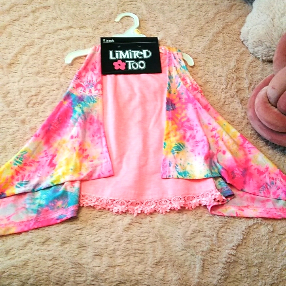 Girls Colorful 💕Vest & Tank Set